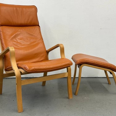 Finn Ostergaard Lounge Chair and Ottoman