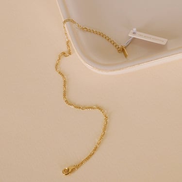 Simple Twist Chain Bracelet