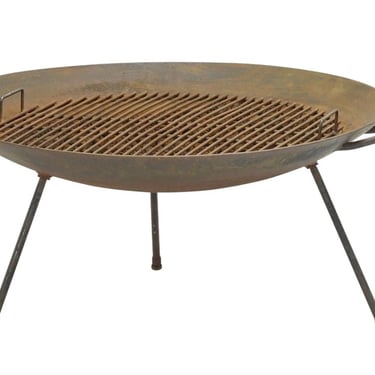 Stan Hawk Style Large Outdoor Fire Pit and Barbecue-Braizer