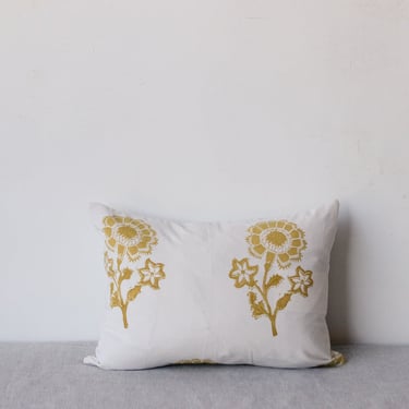 Limited Edition Block Print Pillow | Madame de Montreuil