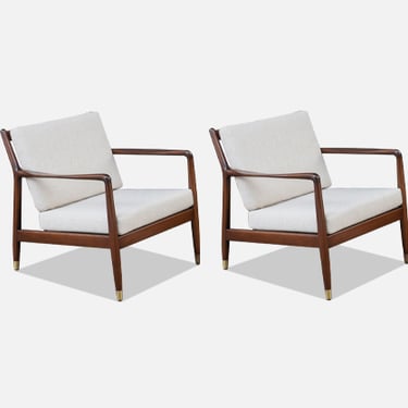 Scandinavian Modern Lounge Chairs by Folke Ohlsson for Dux