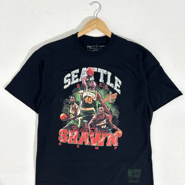 Seattle Supersonics Shawn Kemp NBA Bling Mitchell & Ness T-Shirt