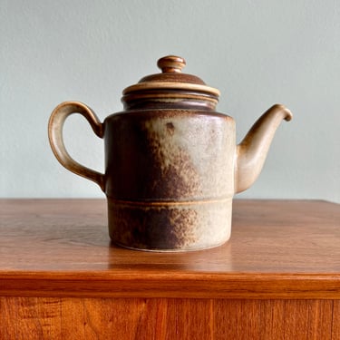 Porsgrund Norway Lava coffee pot / vintage 1970s Scandinavian porcelain tea service 