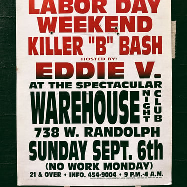 Vintage Labor Day Weekend Party Poster (‘90’s + 2000’s)