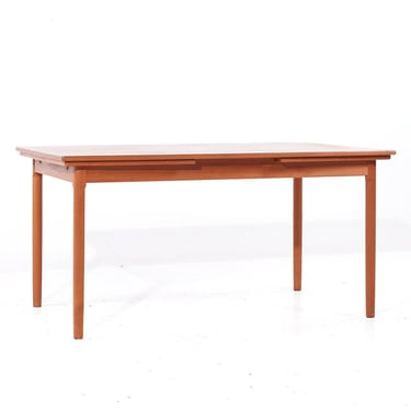 Moreddi Style Mid Century Danish Teak Hidden Leaf Expanding Dining Table - mcm 