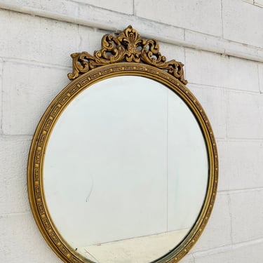 Antique Ornate Gold Painted Frame Mirror