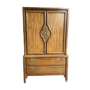 Customize this Vintage Henredon Chest of Drawers/ Wardrobe/ Armoire / Tall dresser with storage in the color of your choice! 