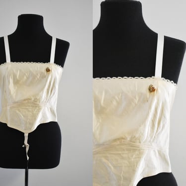 1920s Bien Jolie Satin Brassiere 