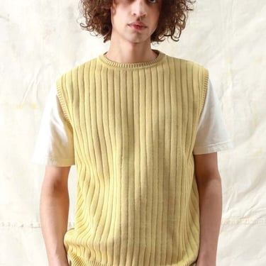 Far Afield Jards Ribbed Vest - Dusk Yellow