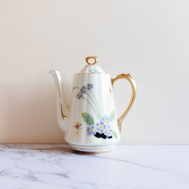 1920s English tuscan china art deco tea pot