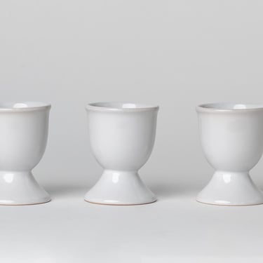 White Ceramic Egg Holders 