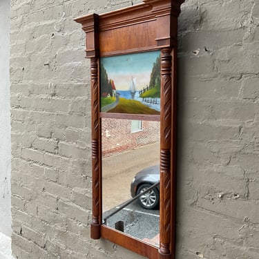 Reverse Painted Mirror