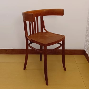 Old Italian bar chair / wood / 30s-40s / 