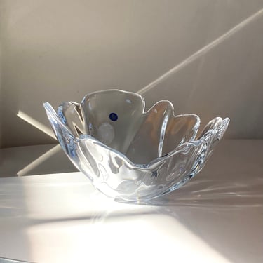 Royal Copenhagen crystal bowl by Per Lutken 