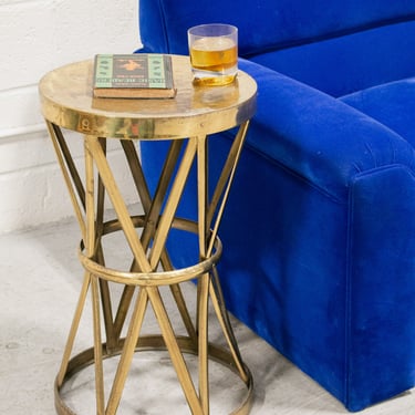 Drum Brass Side Table