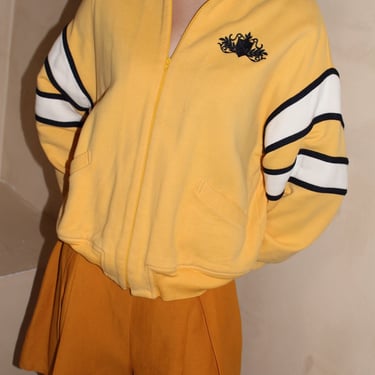 Vintage St. John Striped Sweat Jacket