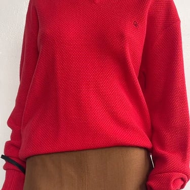 Dior Textured Cherry Golf Sweater (L)