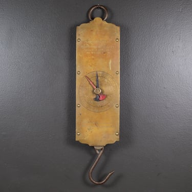 Antique Brass Balance Milk Scale c.1920