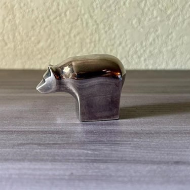 Vintage Dansk Silverplate Polar Bear By Gunner Cyren 