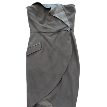 NWT Women's Haute Hippie Black Asymmetrical Strapless Cocktail | Dragonfly  Thrift Boutique - South Miami, FL | ATTIC