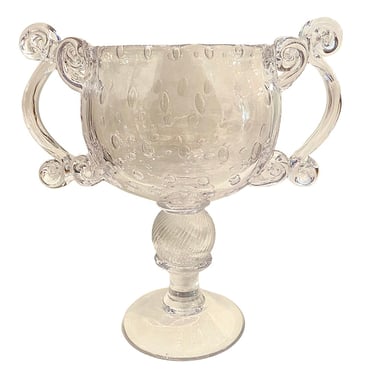 Large Murano glass goblet