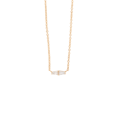Some Of A Kind: Diamond Baguette Necklace