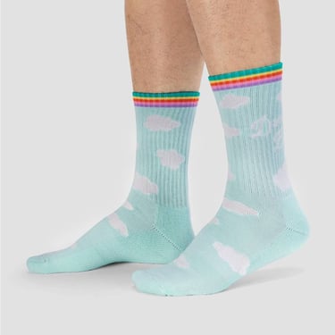 Cloud Ribbed Crew Socks