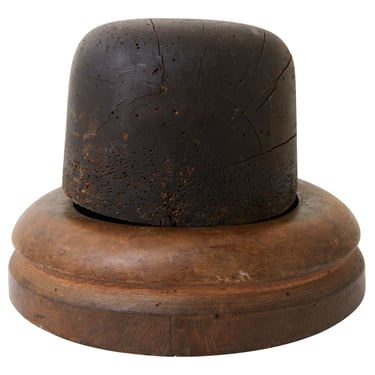 Vintage Wood Hat Mold