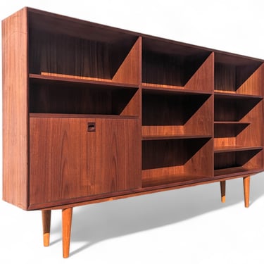 Mid Century Danish Modern Teak Bookcase 