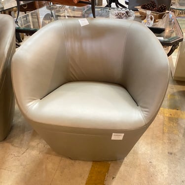 Davis Furniture Industries Gray Swivel Lounge Chair (2 Available)