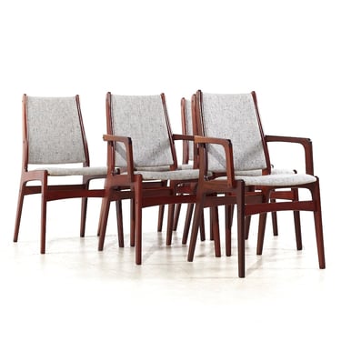 Skovby Mid Century Rosewood Dining Chairs - Set of 6 - mcm 