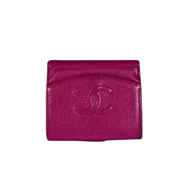 Vintage Purple Chanel Wallet-Consignment
