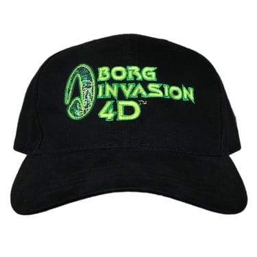 Vintage 90s NWT Star Trek The Experience: Borg Invasion 4D Embroidered Promotional Strap Back Hat Cap 