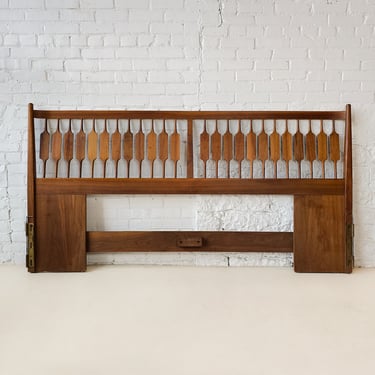 Walnut King Sized Drexel Declaration Headboard by Kipp Stewart