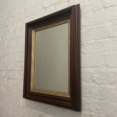 Victorian Partial Gilt Mirror