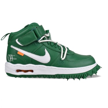 Off-White Women Air Force 1 Pin Green Sneakers