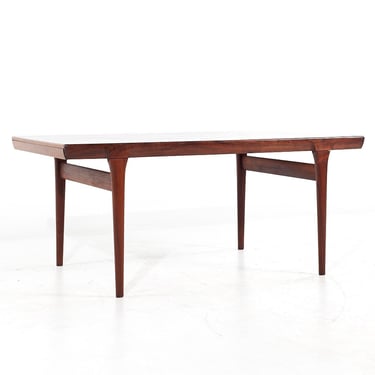 Niels Moller Mid Century Danish Rosewood Hidden Leaf Expanding Dining Table with 2 Leaves - mcm 