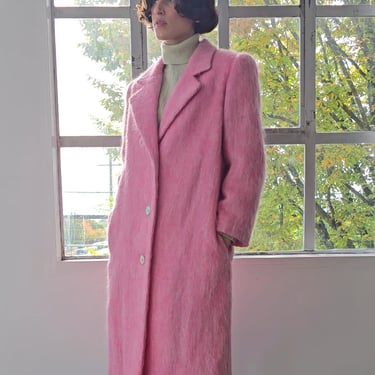 Watermelon Mohair Coat (M)