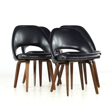 Eero Saarinen for Knoll Mid Century Executive Dining Chairs - Set of 4 - mcm 