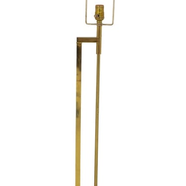 Mid-Century Laurel Telescoping Brass Floor Lamp