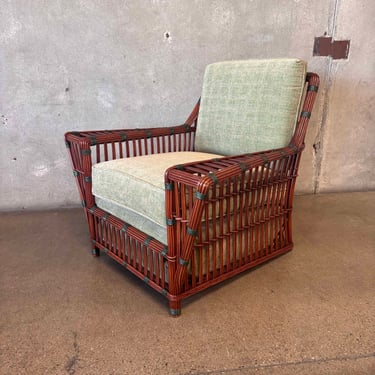 1930's Antique Ypsilanti Stick Wicker Chair - Restored