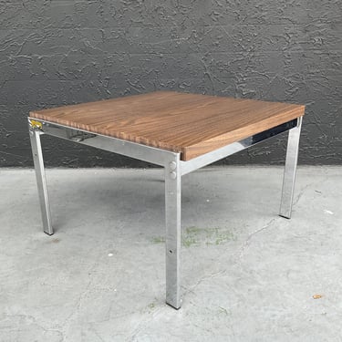 Formica Square Side Table