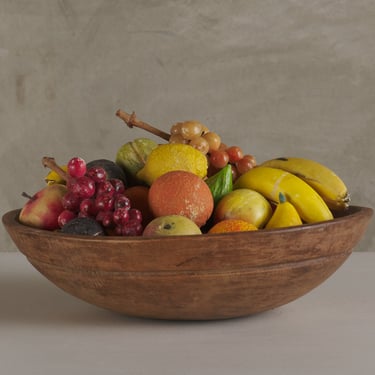 40 YEAR COLLECTION OF ITALIAN STONE FRUIT AND BOWL