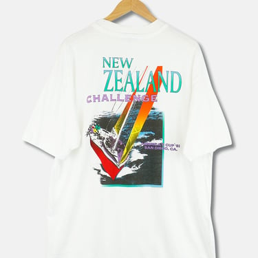 Vintage 1992 America's Cup New Zealand Challenge T Shirt Sz XL