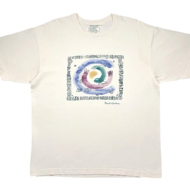 Vintage 90s Busch Gardens Enviro Abstract Artwork Graphic T-Shirt Size Large/XL 