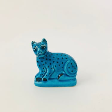 Ceramic Cat Figurine 