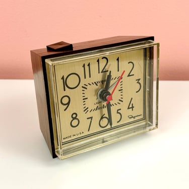 Midcentury Ingraham Alarm Clock 