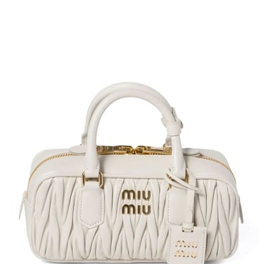 Miumiu Women Arcadie Regular Matelassé Nappa Leather Bag