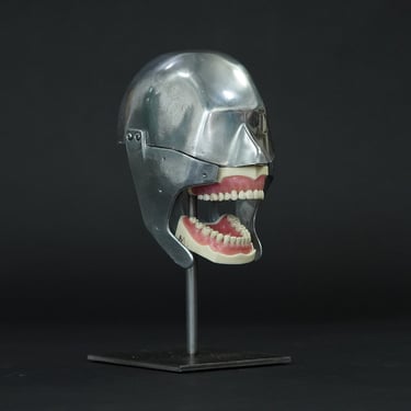 Vintage Aluminum Dental Phantom (Head C)