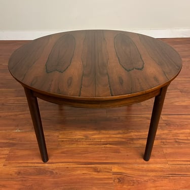 Danish Modern Rosewood Two Leaf Dining Table